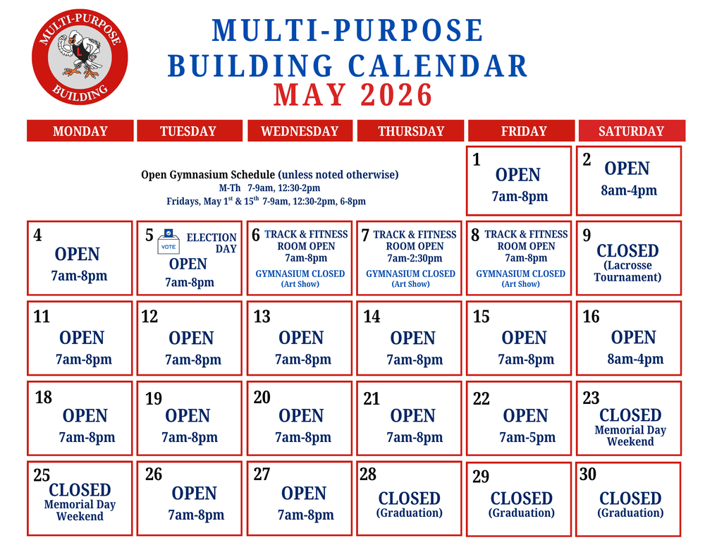 MPB May Calendar