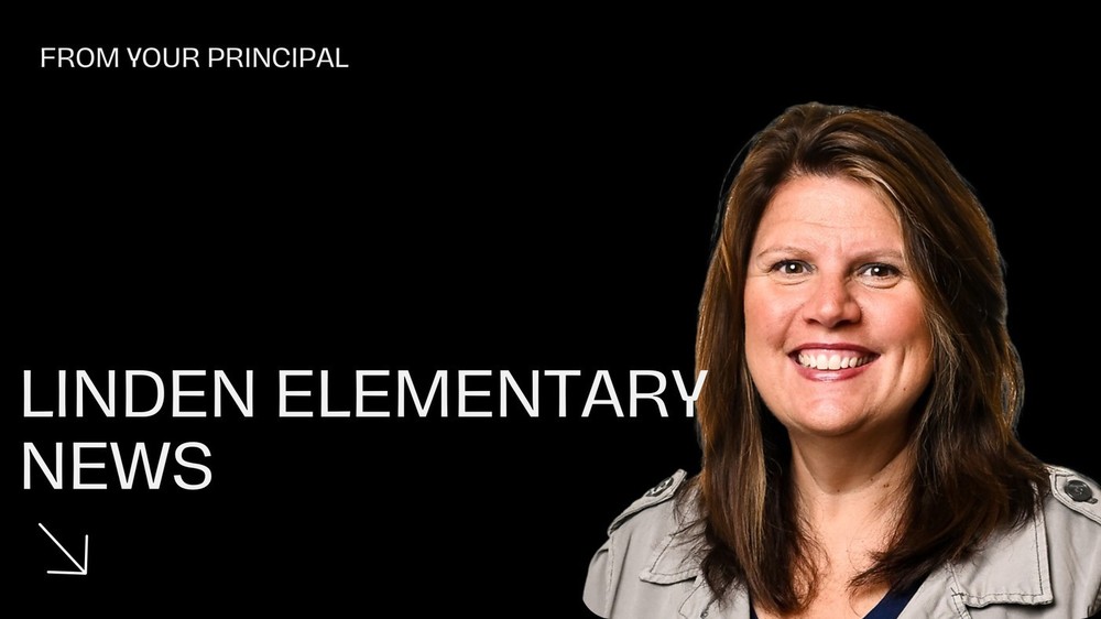 Female Principal with Newsletter Banner