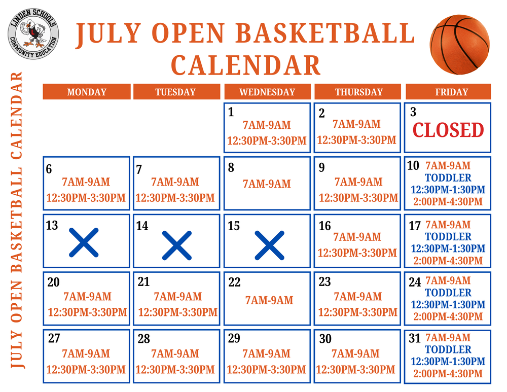 MPB July Open Basketball