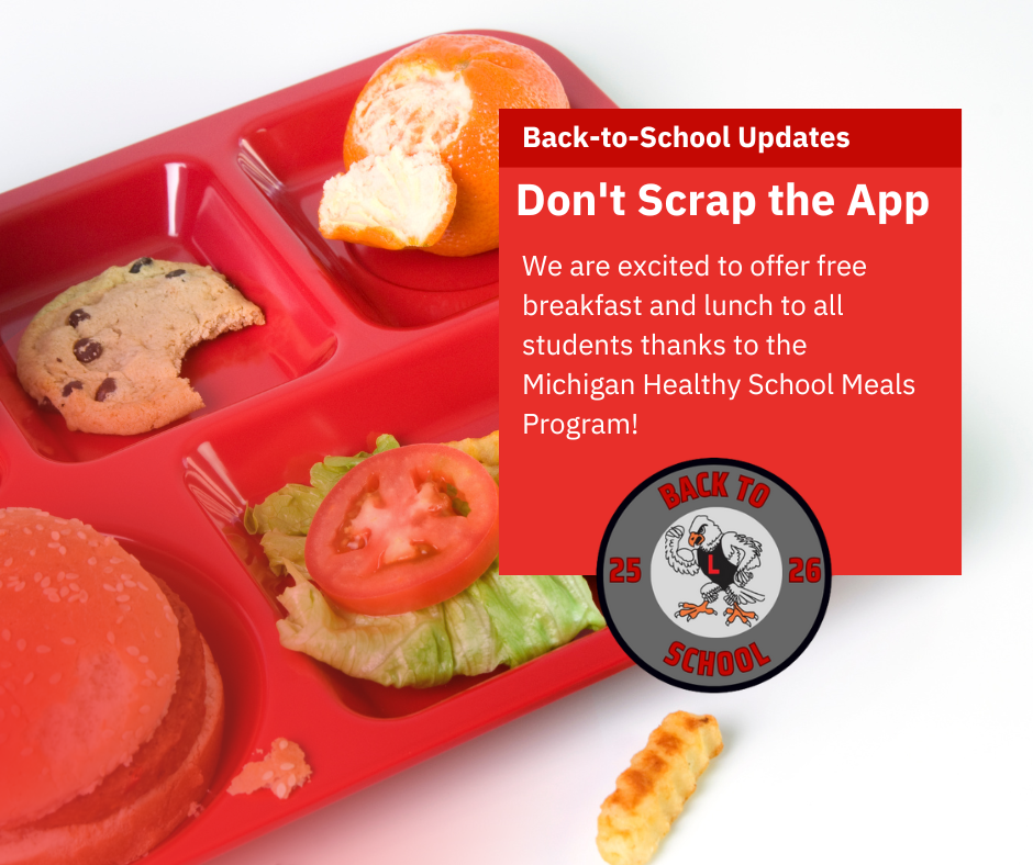 School lunch tray