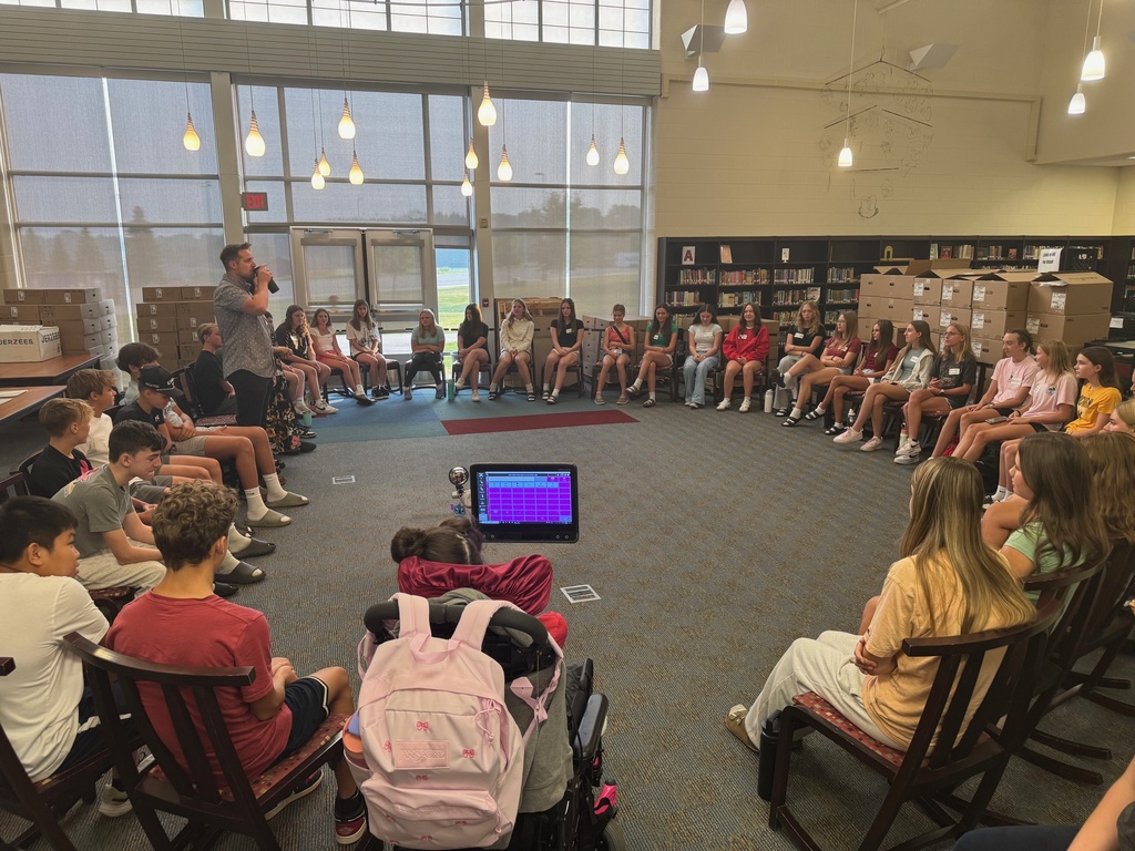 students in a circle