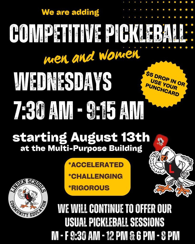 black background white text re: competitive pickleball