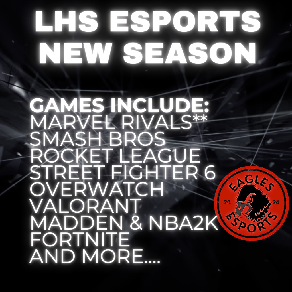 NEw Season Games: Games include: marvel Rivals** Smash bros Rocket League Street Fighter 6 Overwatch Valorant Madden & NBA2k fortnite And more....
