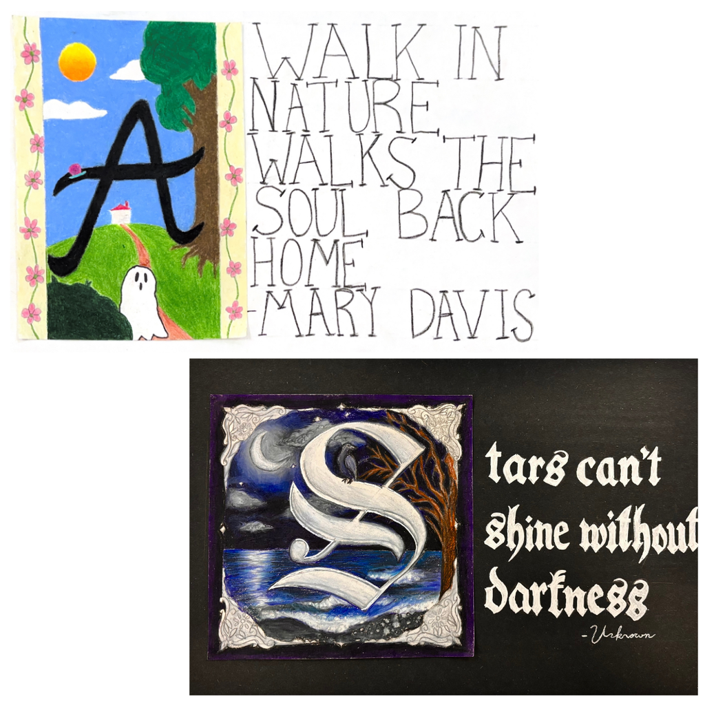 LHS Drawing & Painting 1 Illuminated Letters