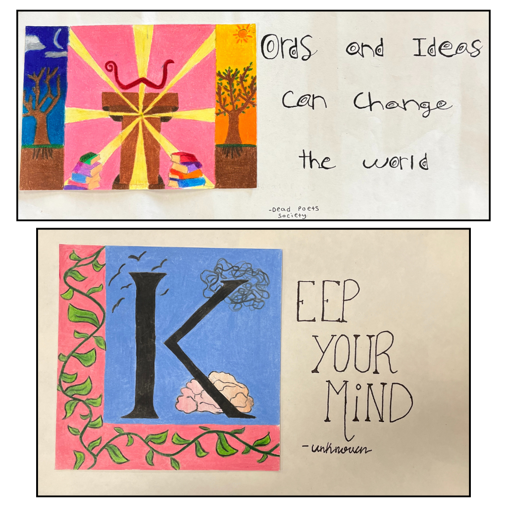 LHS Drawing & Painting 1 Illuminated Letters