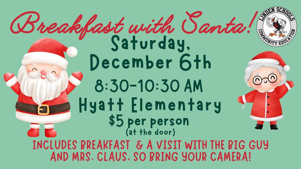 Info for breakfast with santa