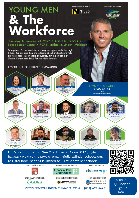 Young Men & the Workforce Flyer 2025