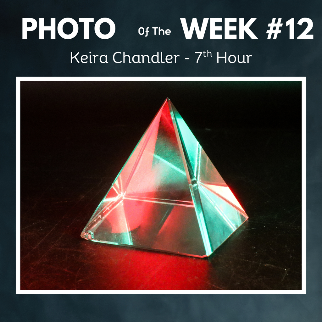 3 photo of the week pyramid in red and green