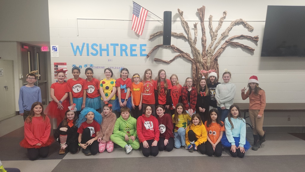 Central students showing Dr. Seuss creativity