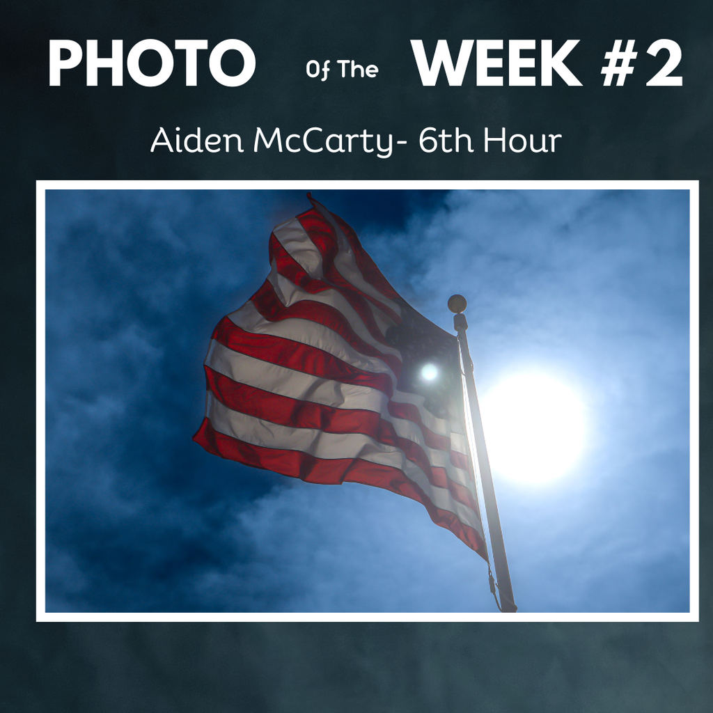 photo of the week aiden mccarty flag with sun 