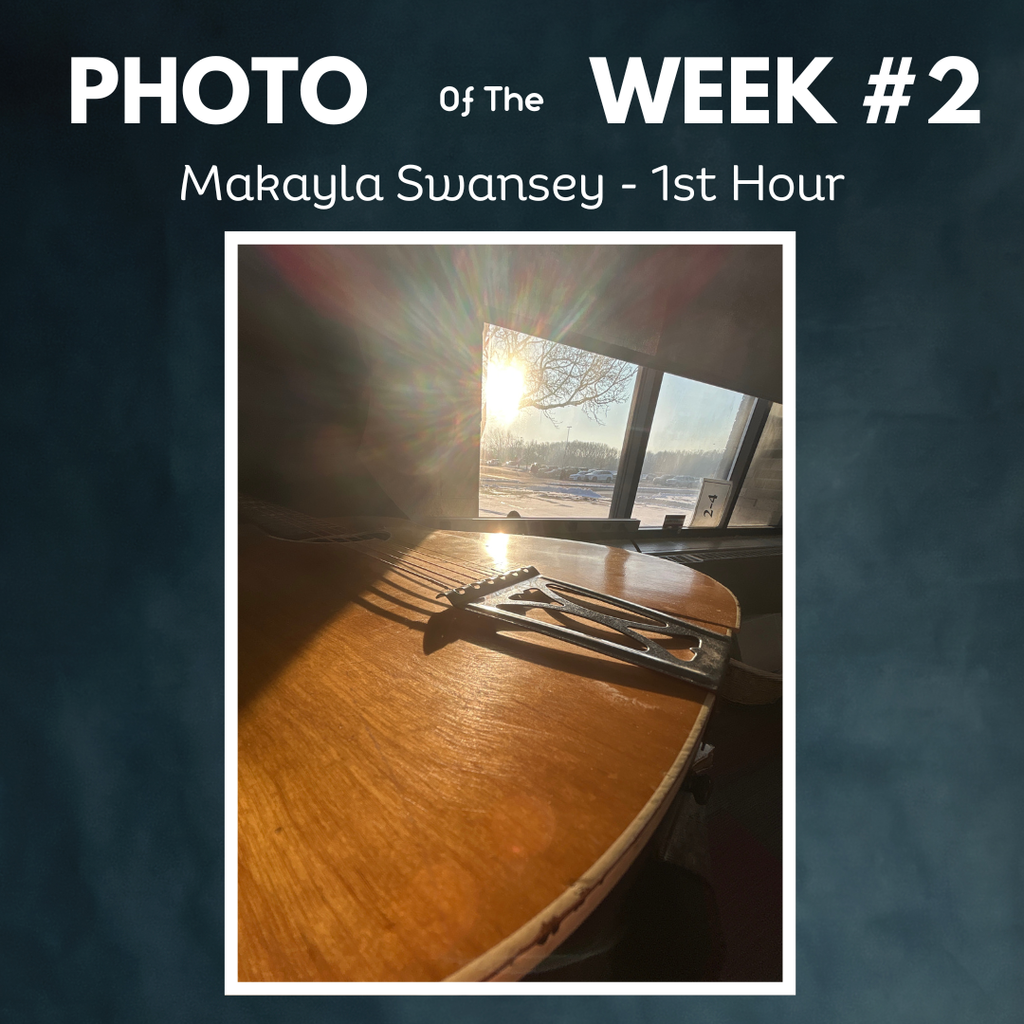 Photo of the week window with guitar Makayla