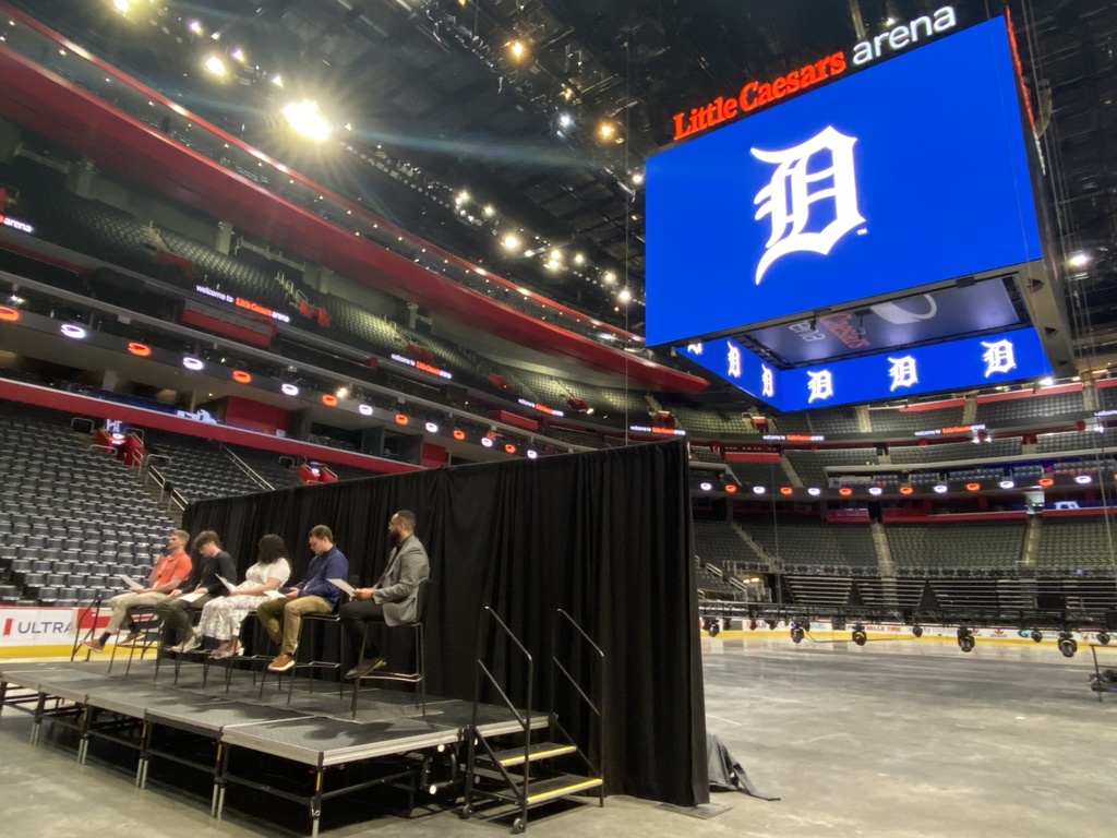 Stats day at Comerica Park.