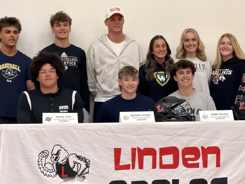 2026 LHS students signing letter of intent to play college athletics