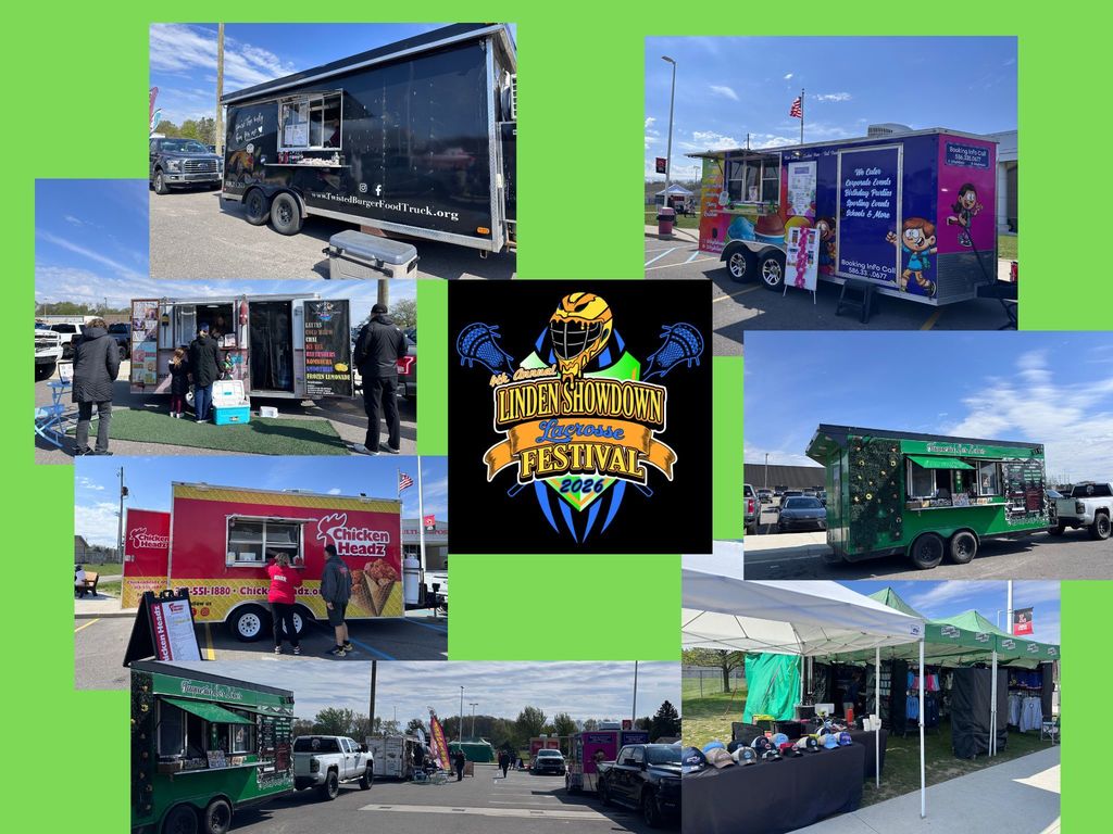 Food trucks at the Linden Showdown Lacrosse Festival!