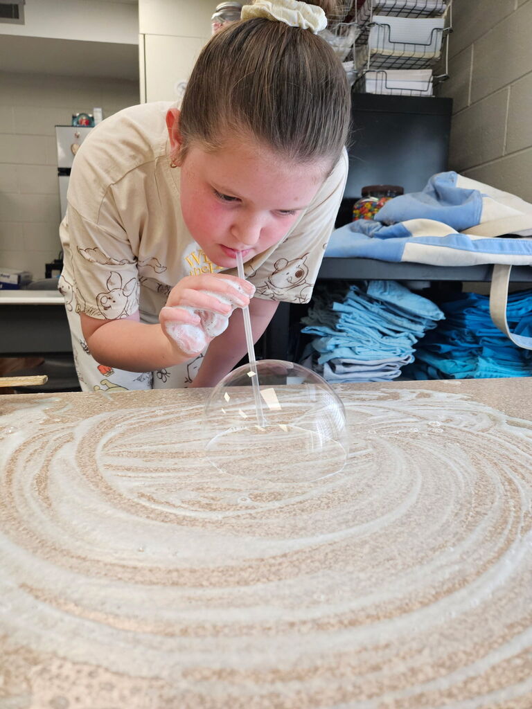 students working