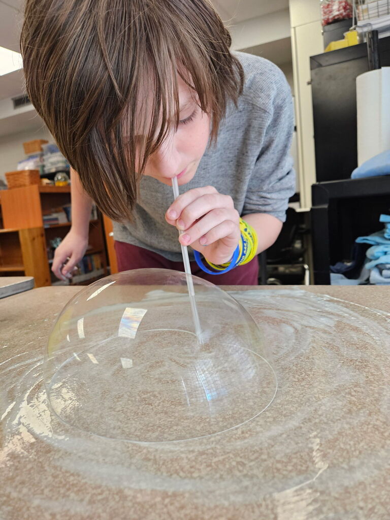 students working
