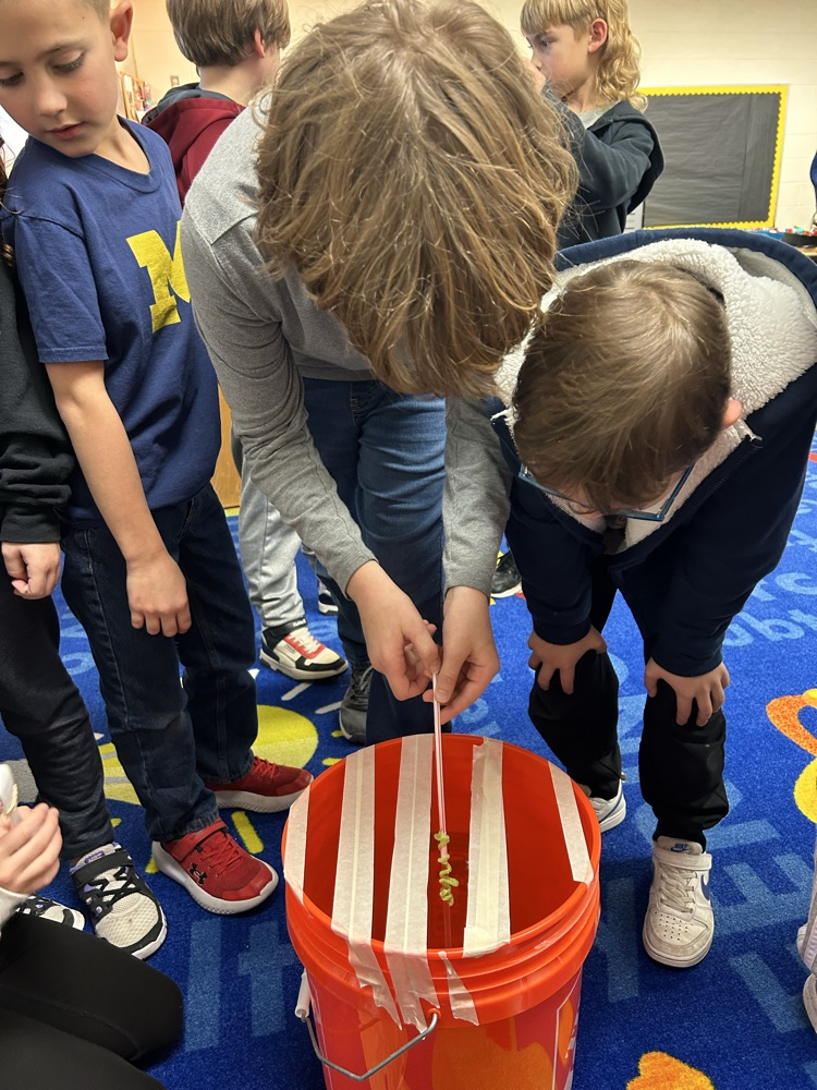 Students engineering a device during STEM  