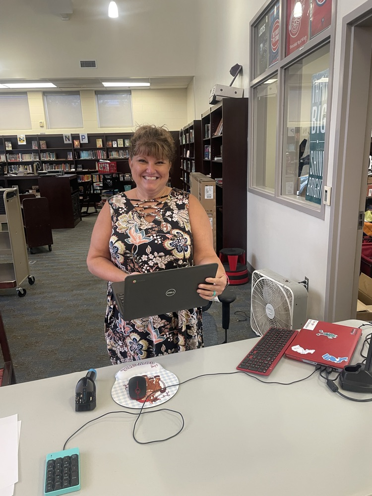 female librarian