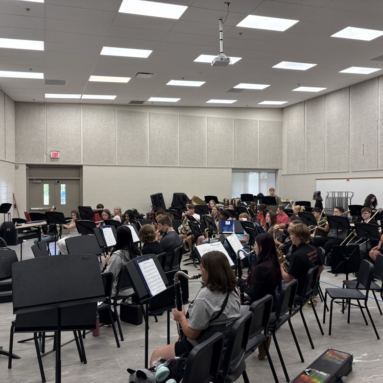 band kids practicing 2