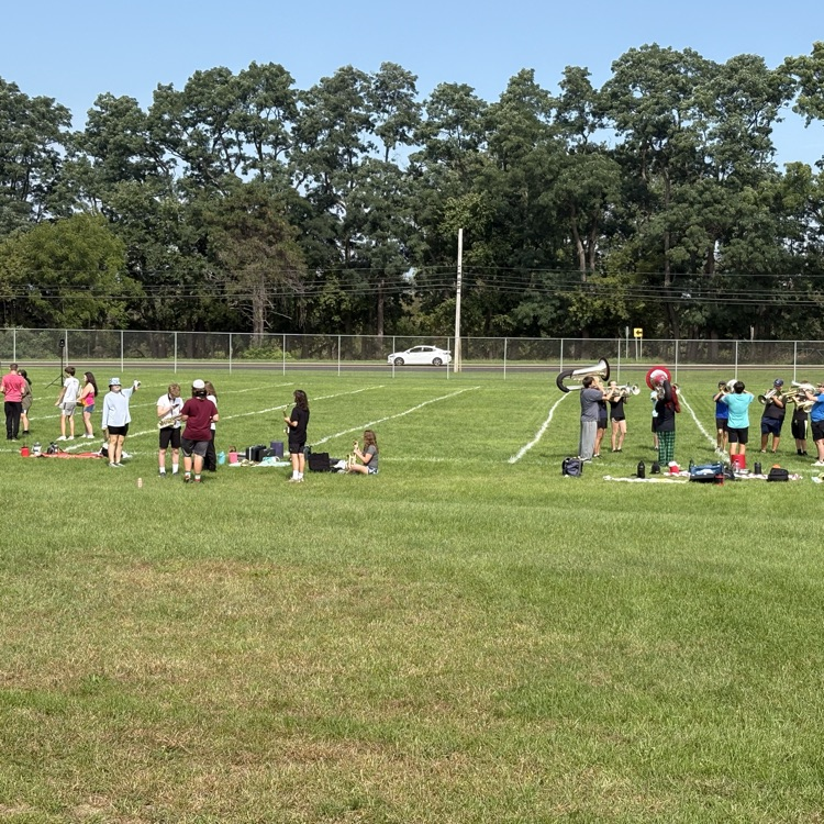 band kids practicing