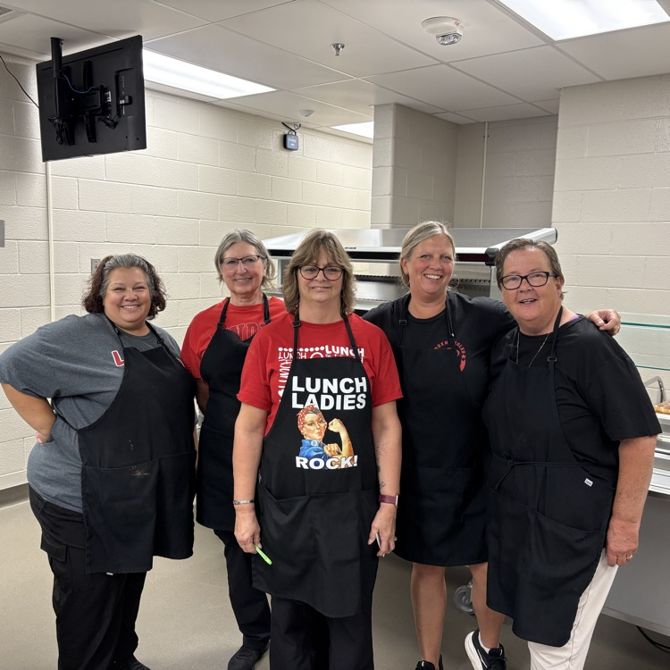 lunch staff in the kitchen