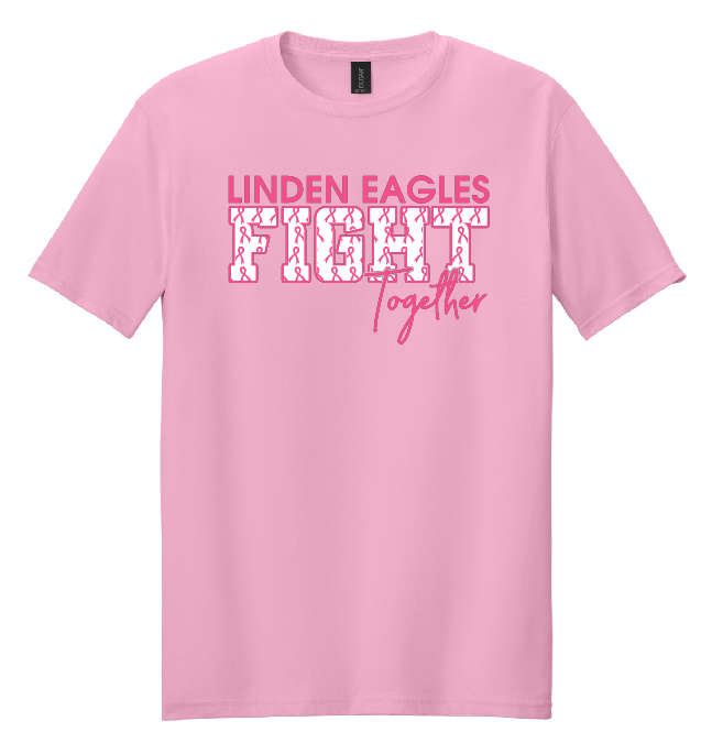 Linden Eagles Pink Out t-shirt. Limited quantities available. Shop: https://linden-high-school-the-nest.square.site/product/linden-eagles-pink-out/LSWFLWBOBF7NDTBWU7KZICGG?cp=true&sa=false&sbp=false&q=false&category_id=KLIOZBWSYW5KO73CVN26VLQN