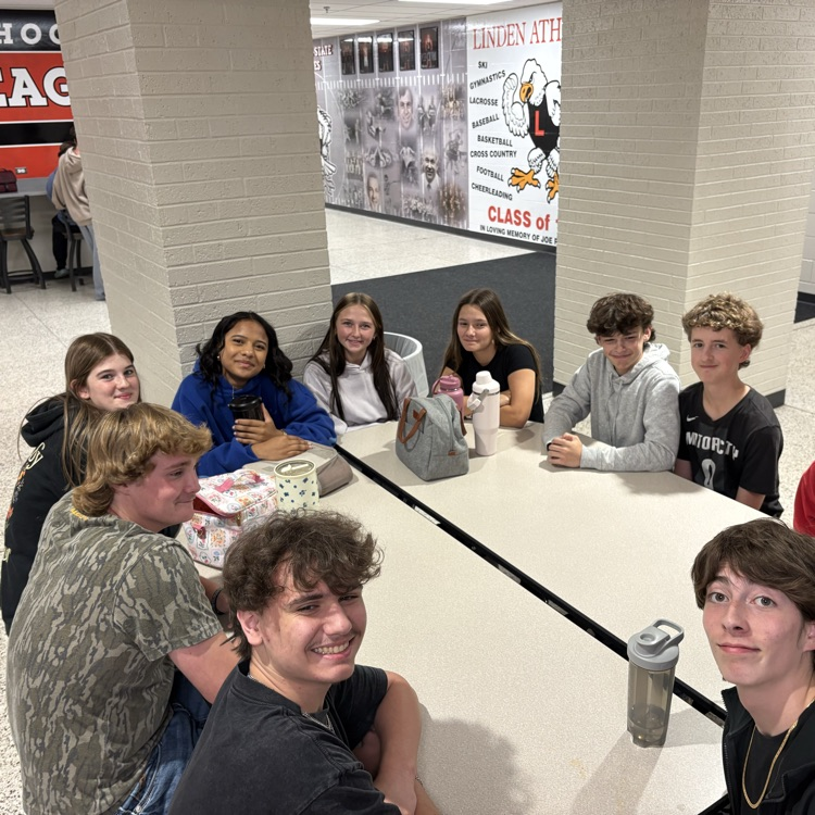 student show respect with a clean table at lunch