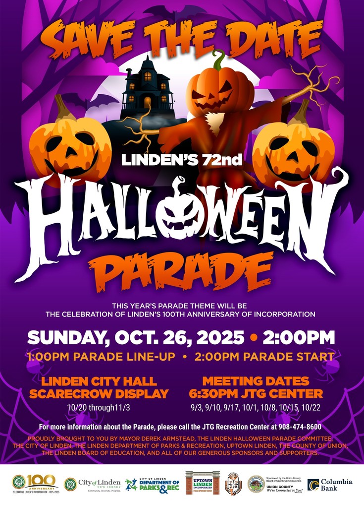 linden halloween parade