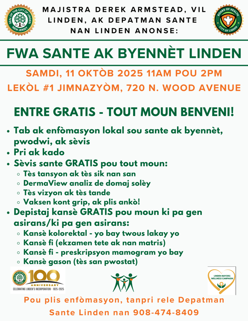 2025 Health Fair - Haitian Creole