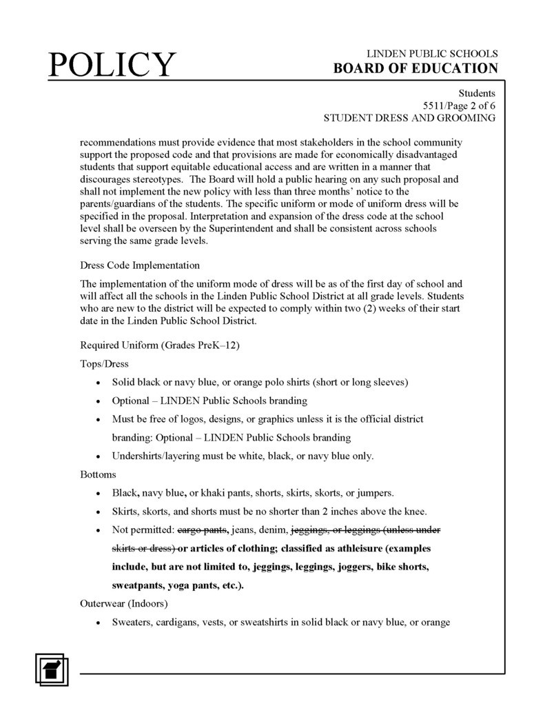 policy 5511 update p2