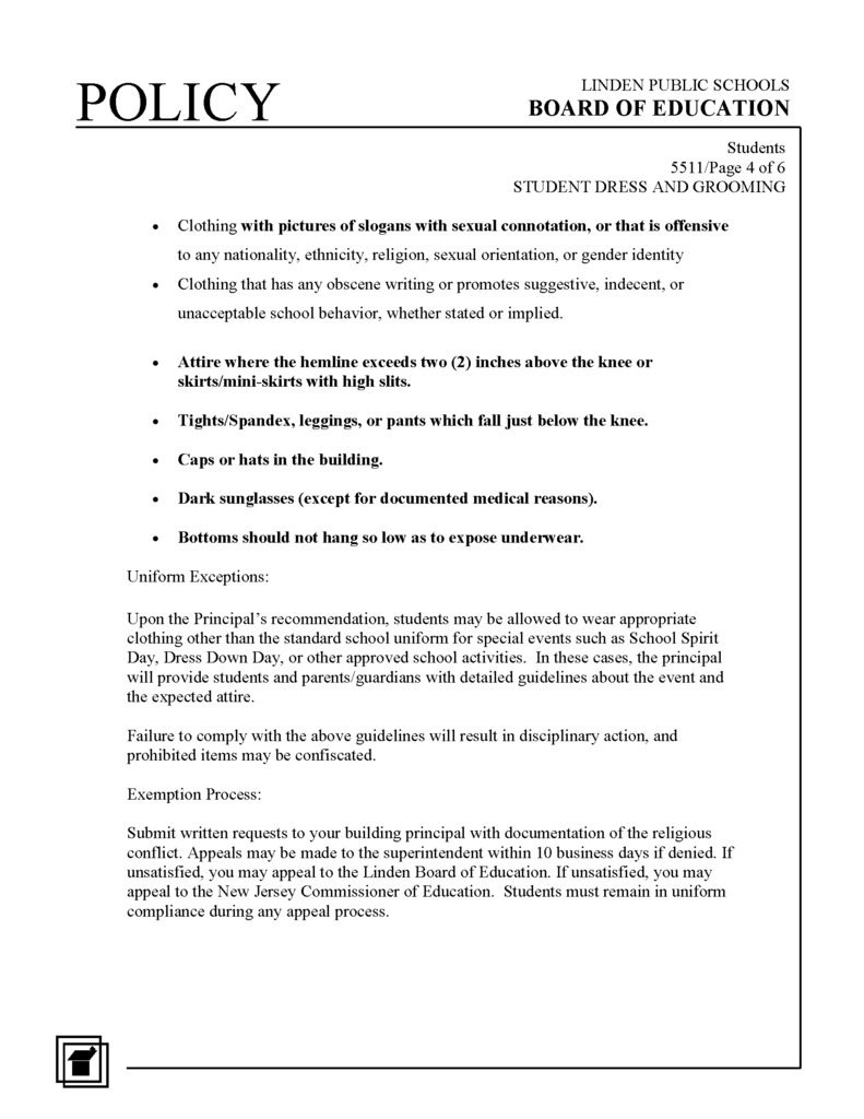 policy 5511 update p4
