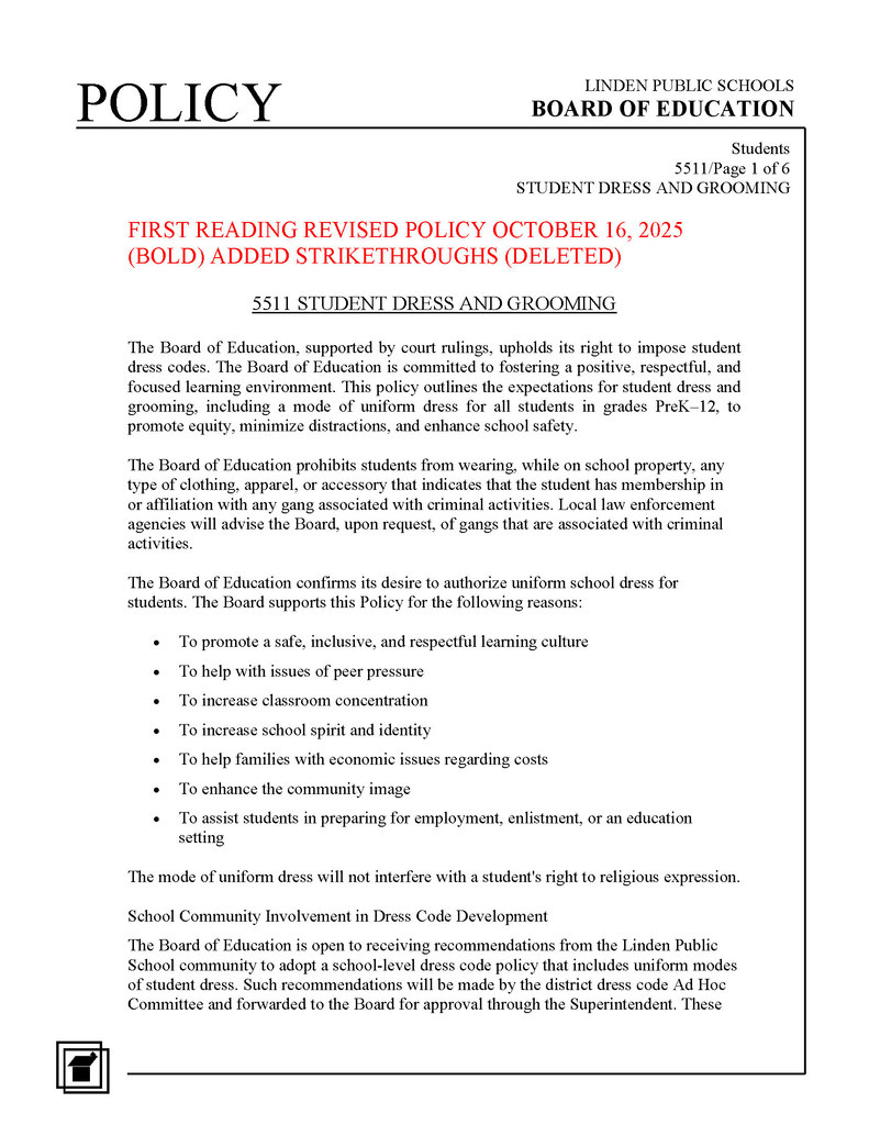 policy 5511 update p1
