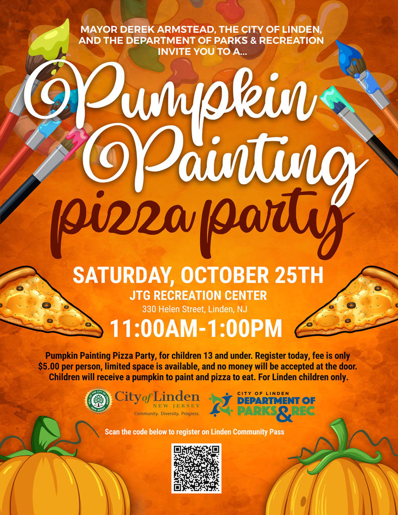 pumpkin painting pizza party