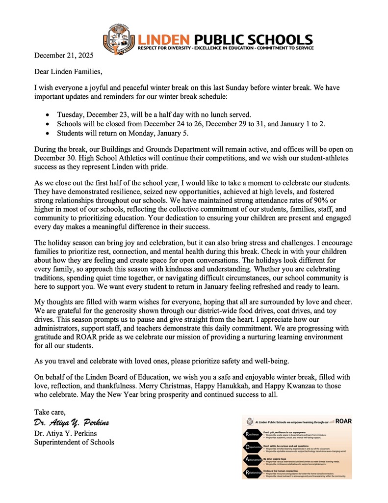 Superintendent's Spotlight December 2025