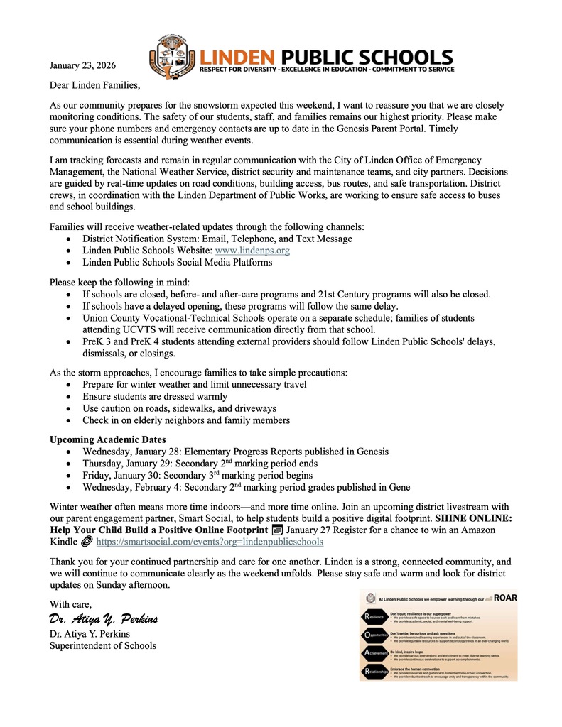 Superintendent Spotlight January