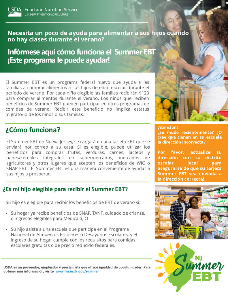 Summer EBT Page 1 Spanish