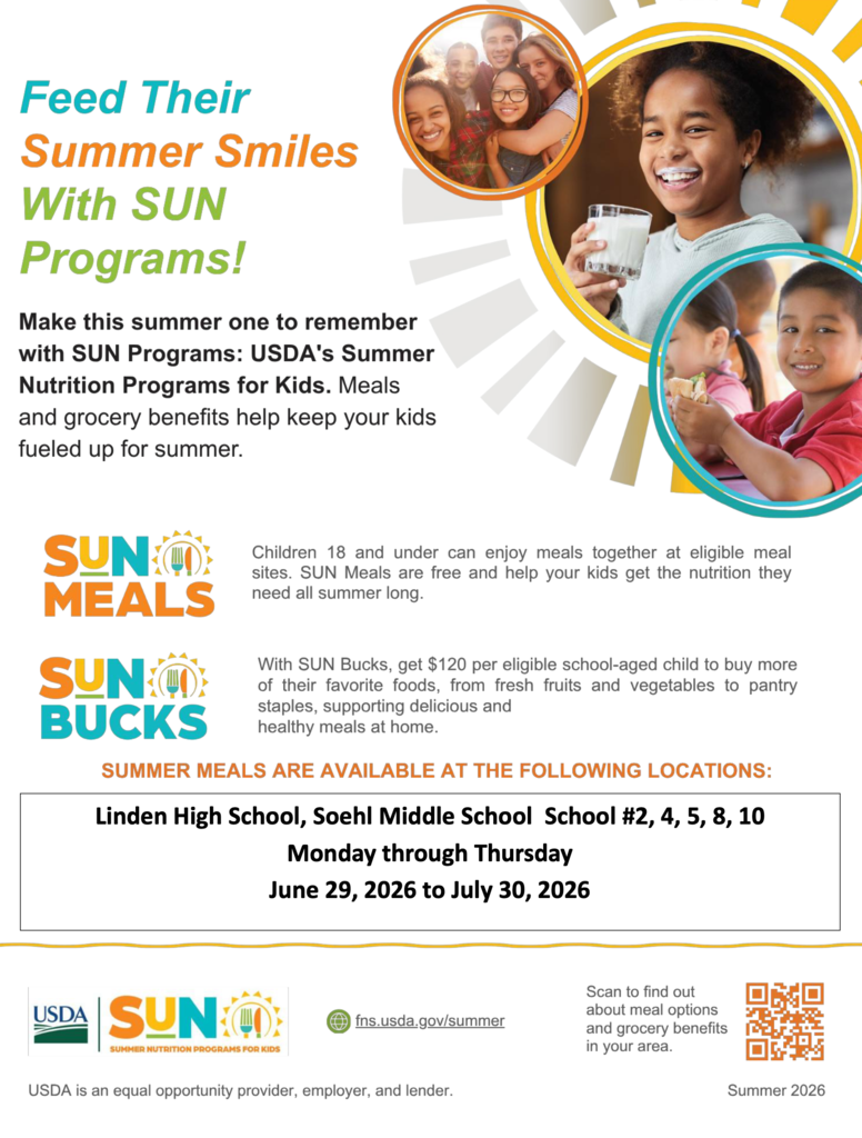 summer meal program flyer