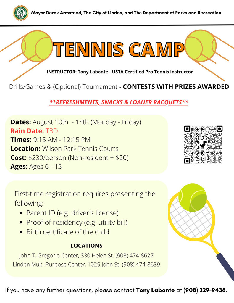 tennis camp