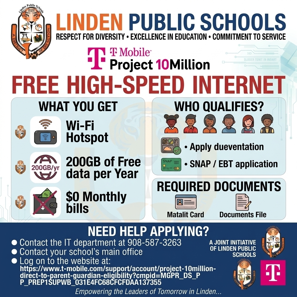 Free Internet for Eligible LPS Families
