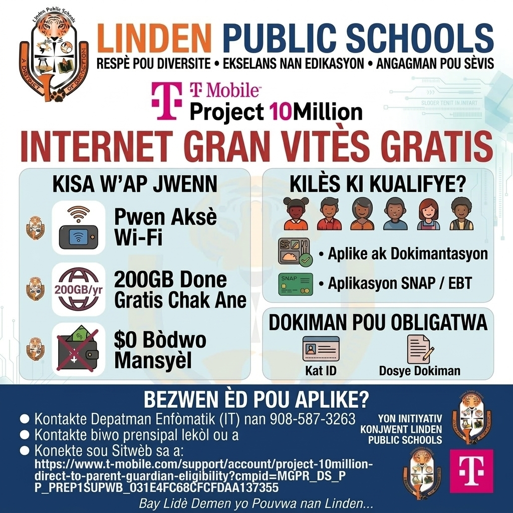 Free Internet for Eligible LPS Families