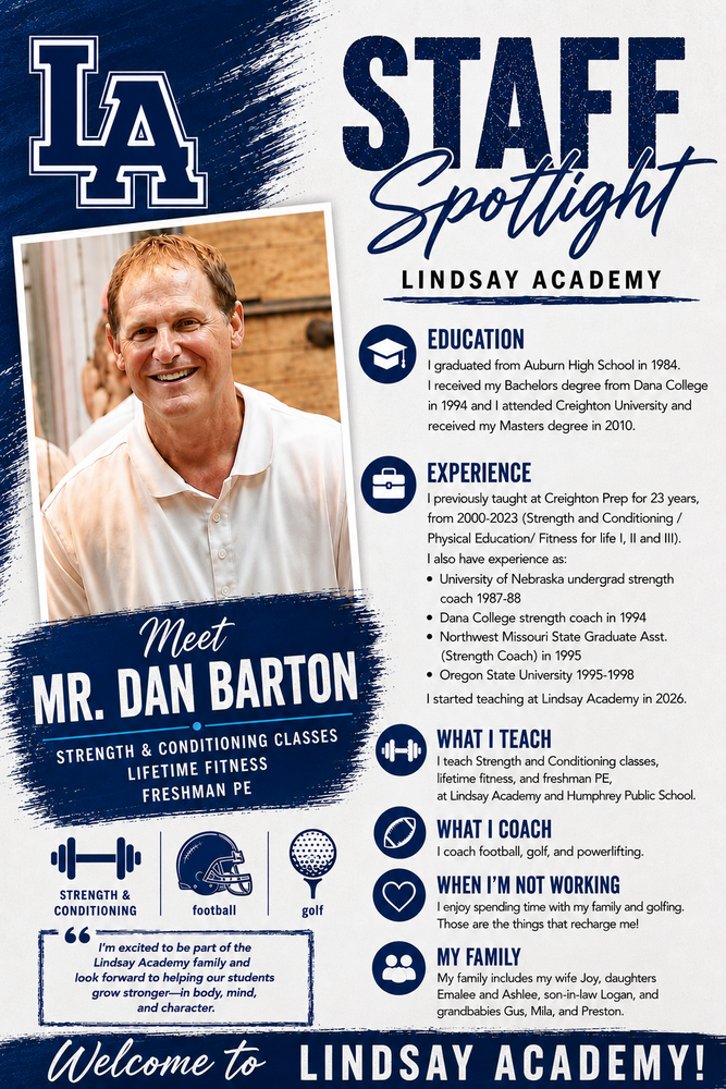 New Staff Member - Dan Barton