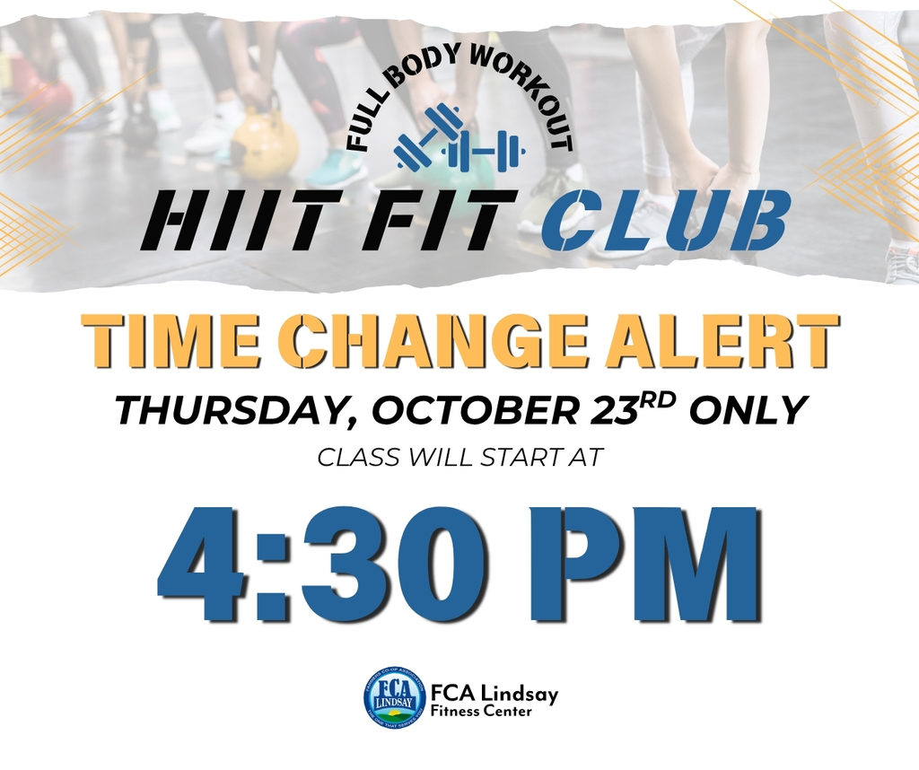 HIIT FIT Club - Time Change Alert