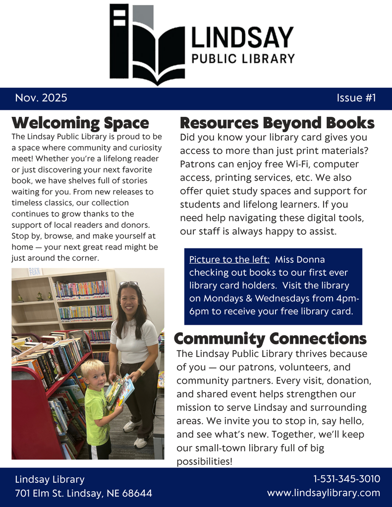 November 2025 Newsletter