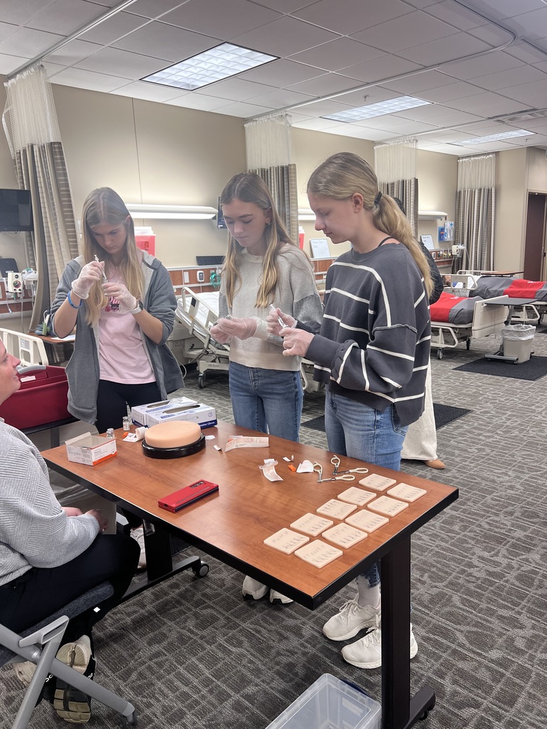 Students at the discover nursing day at NECC