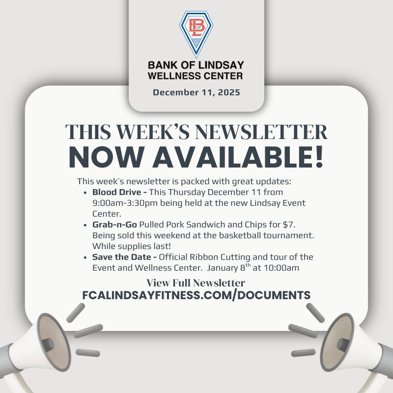 Weekly Newsletter Announcement Graphic