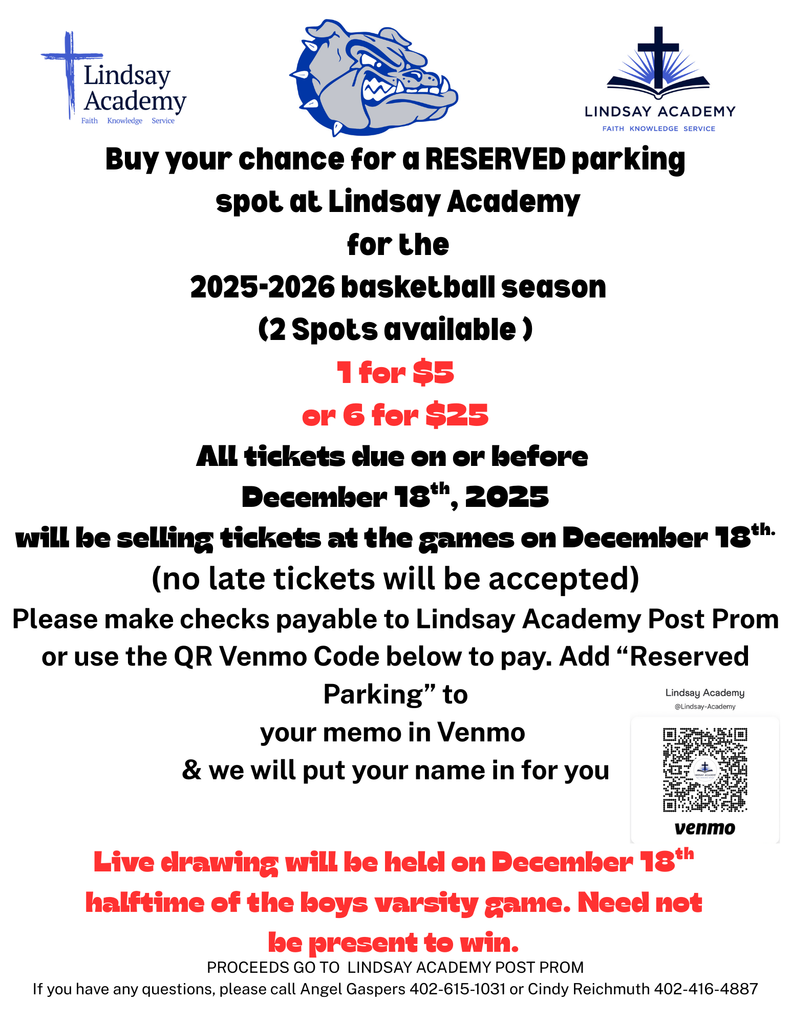 buy your chance for a reserved parking spot raffle