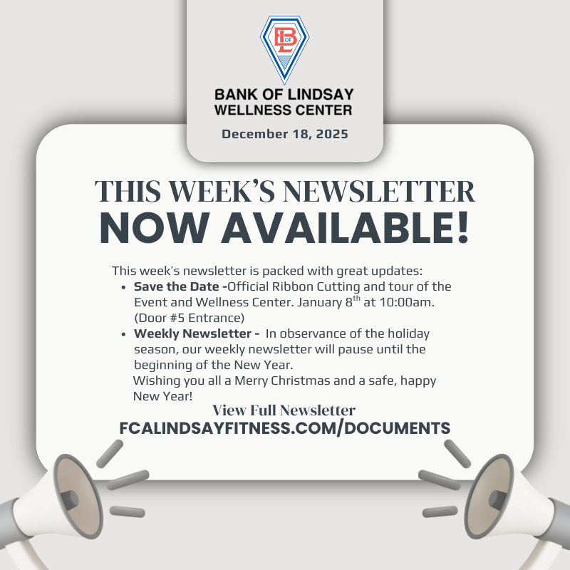 Weekly Newsletter Announcement Graphic