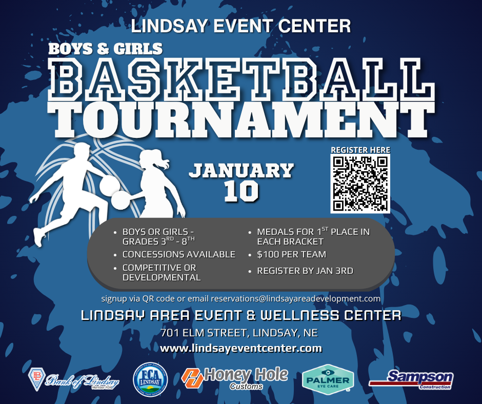 Saturday, January 10 - Boys & Girls Youth Basketball Tournament