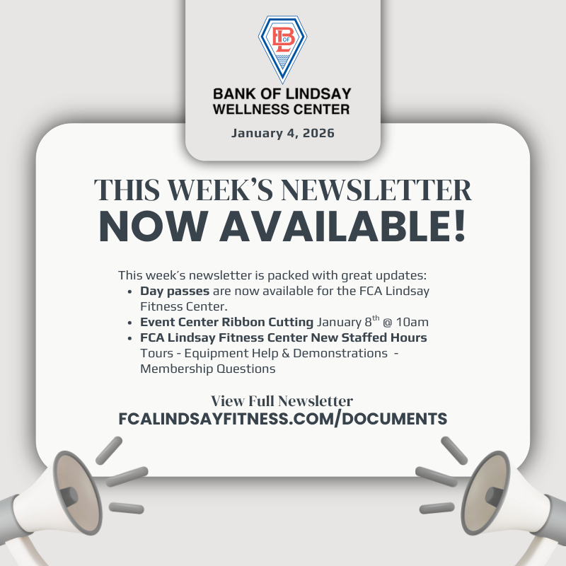 Weekly Newsletter Announcement Graphic