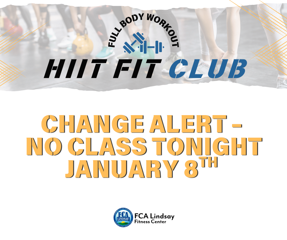 HITT Fit Class Announcement Graphic